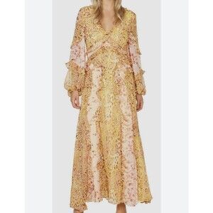 Bardot Mixed Print Ruffled Dress – Women’s XS / US 4 – EUC